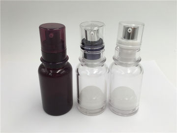 Butelka z tworzywa sztucznego Airless Pump 30 ml z sitodrukiem / powierzchnią do tłoczenia na gorąco